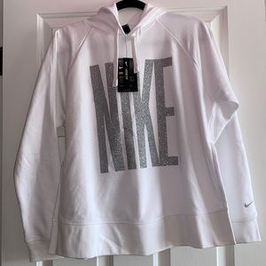 While NIKE long sleeve hoodie